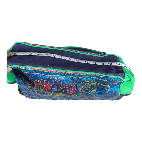 LAUREL Burch Vintage Y2K 90's Medium Canvas Tote Hobo Bag Dog Crossbody Purse - Picture 12 of 16